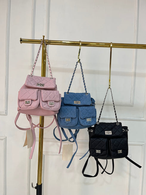 Ladies Style Mini Hand and Back Pack Bag